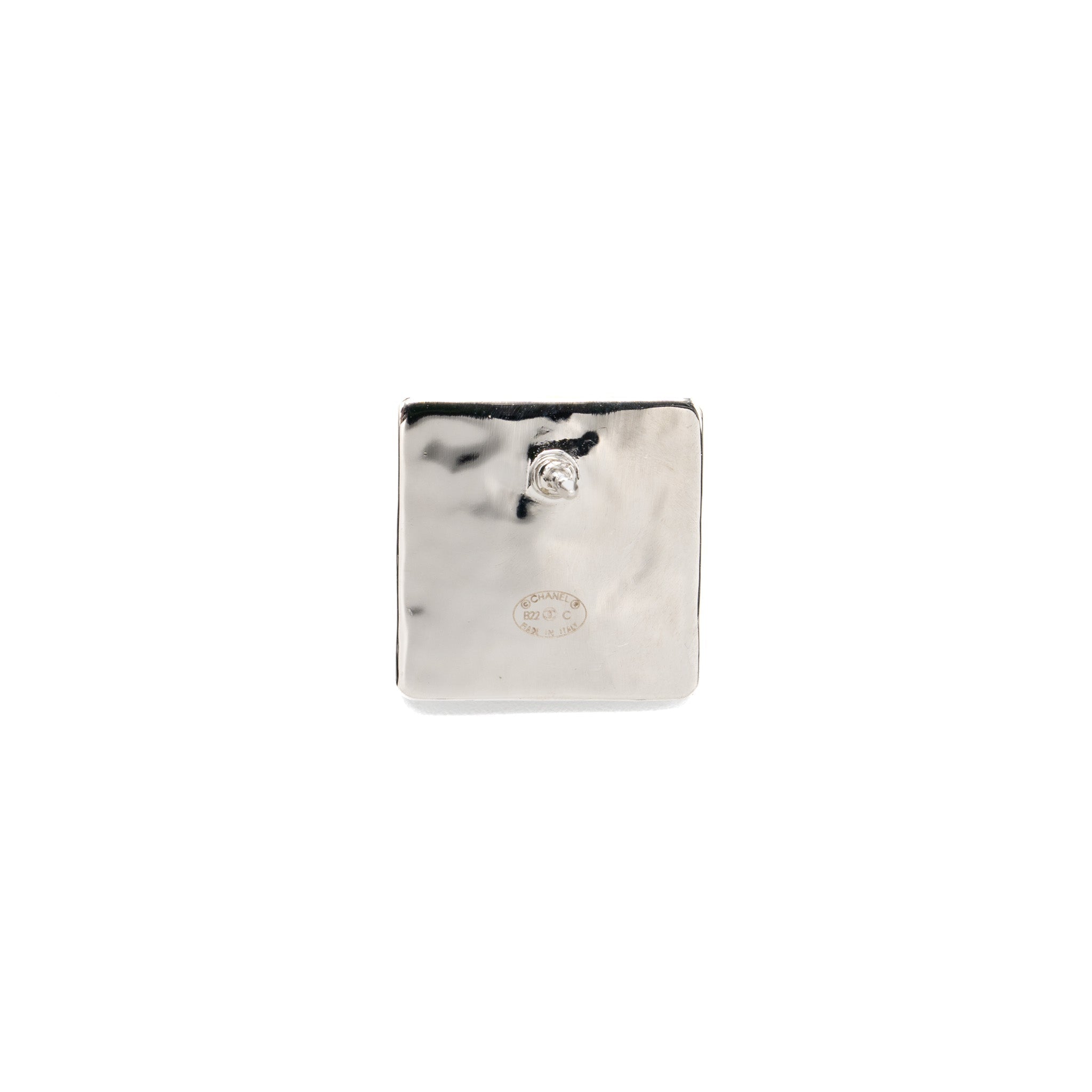 CHANEL 5 PINS SQUARE BROOCH SHW