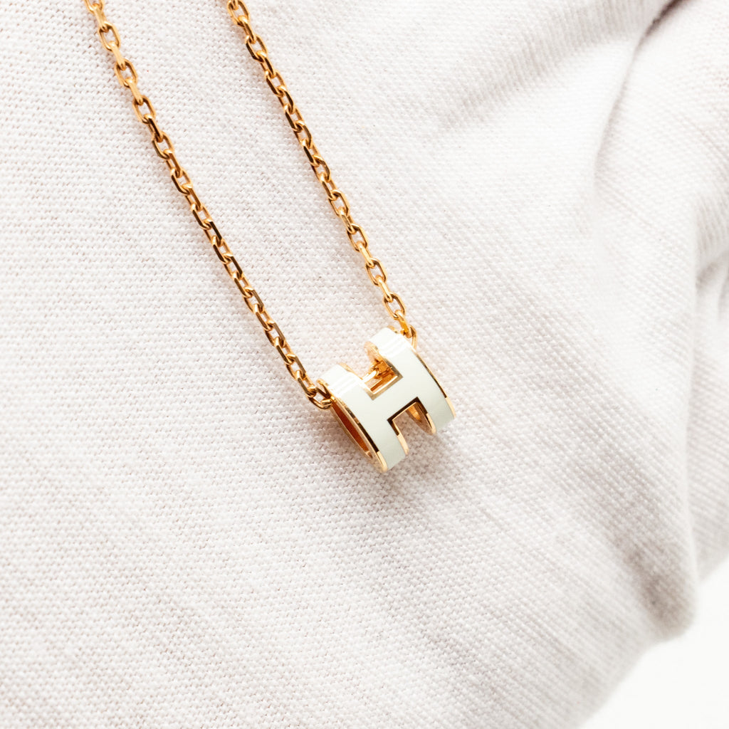 HERMES MINI POP H PENDANT VERT FIZZ RGHW