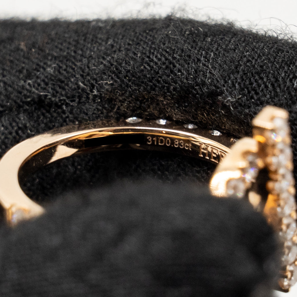 HERMES FINESSE RING ROSE GOLD / DIAMONDS