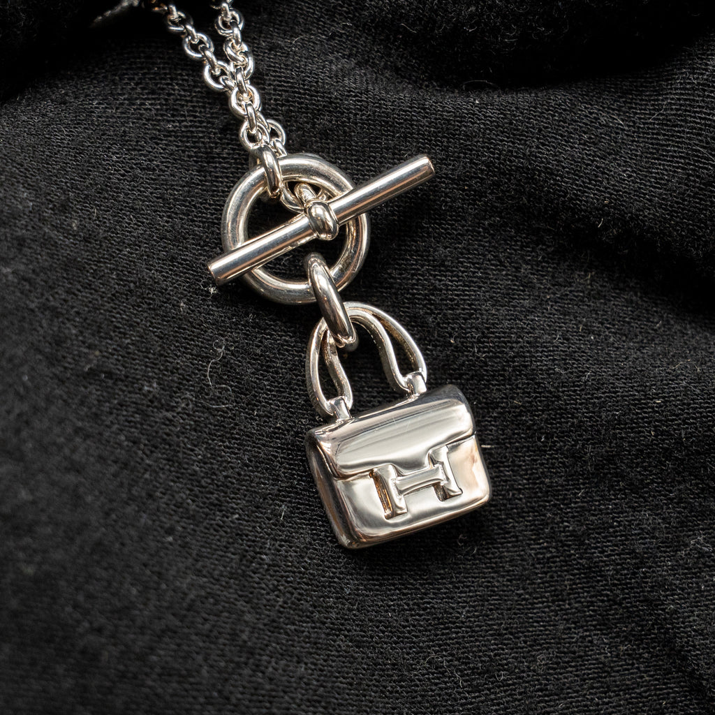HERMES AMULETTES CONSTANCE PENDANT STERLING SILVER
