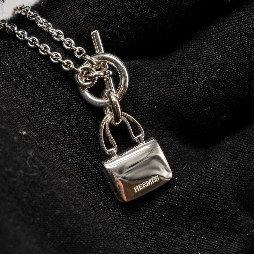 HERMES AMULETTES CONSTANCE PENDANT STERLING SILVER