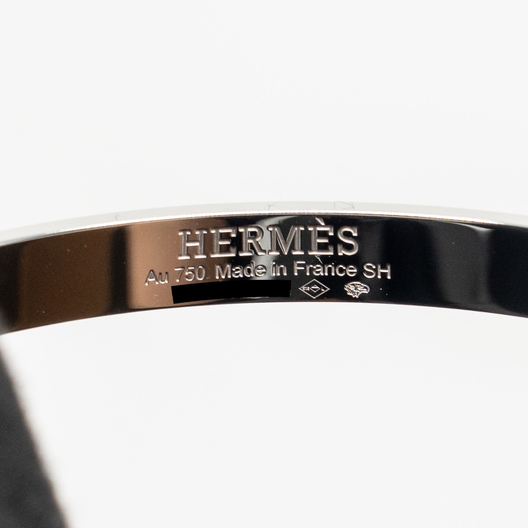 HERMES KELLY BRACELET WHITE GOLD/DIAMONDS