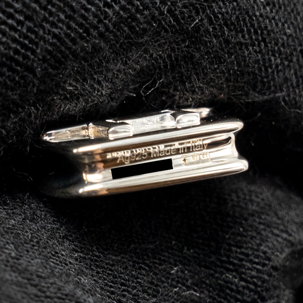 HERMES AMULETTES CONSTANCE PENDANT STERLING SILVER
