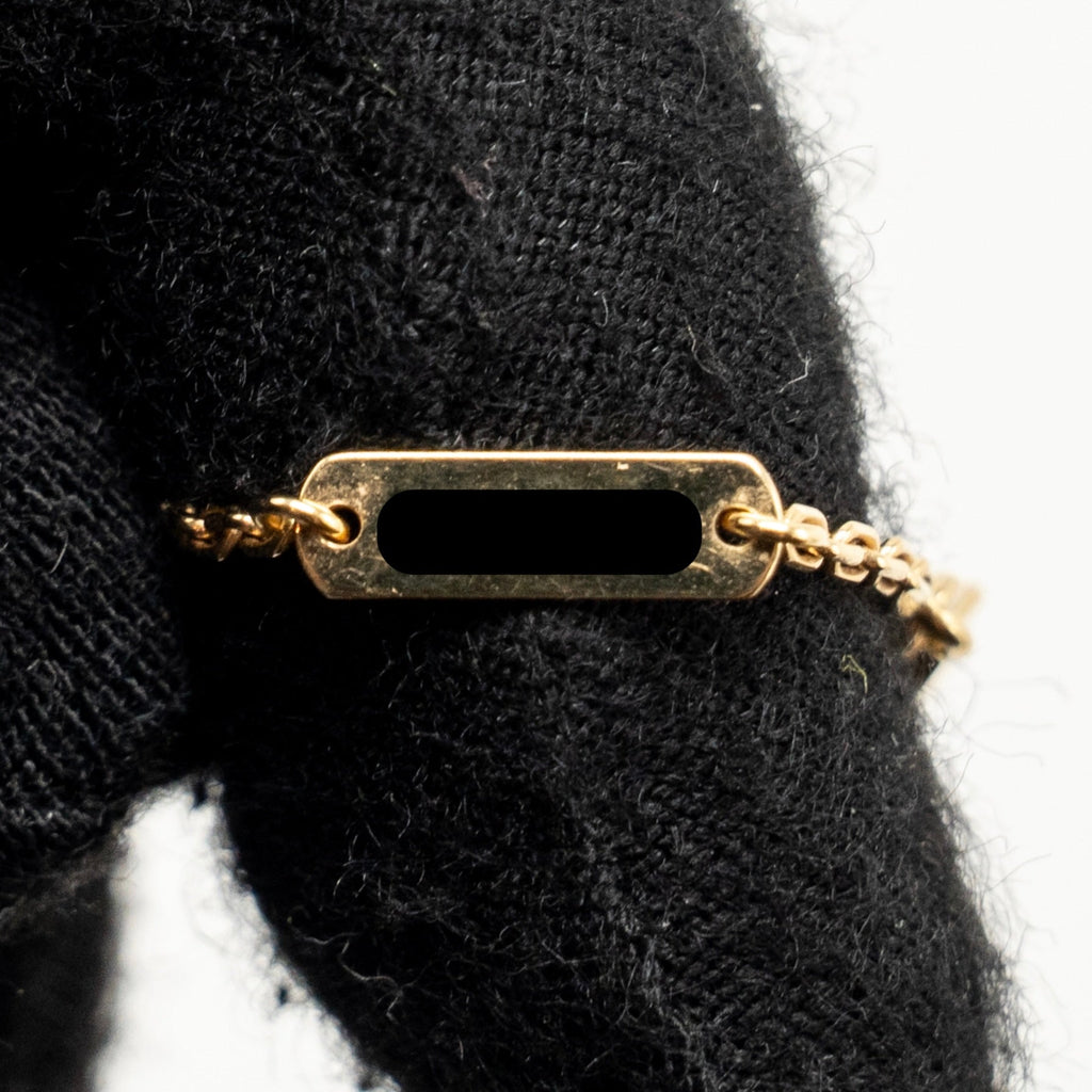 VAN CLEEF AND ARPELS VINTAGE ALHAMBRA PENDANT 18K YELLOW GOLD, TIGER EYE