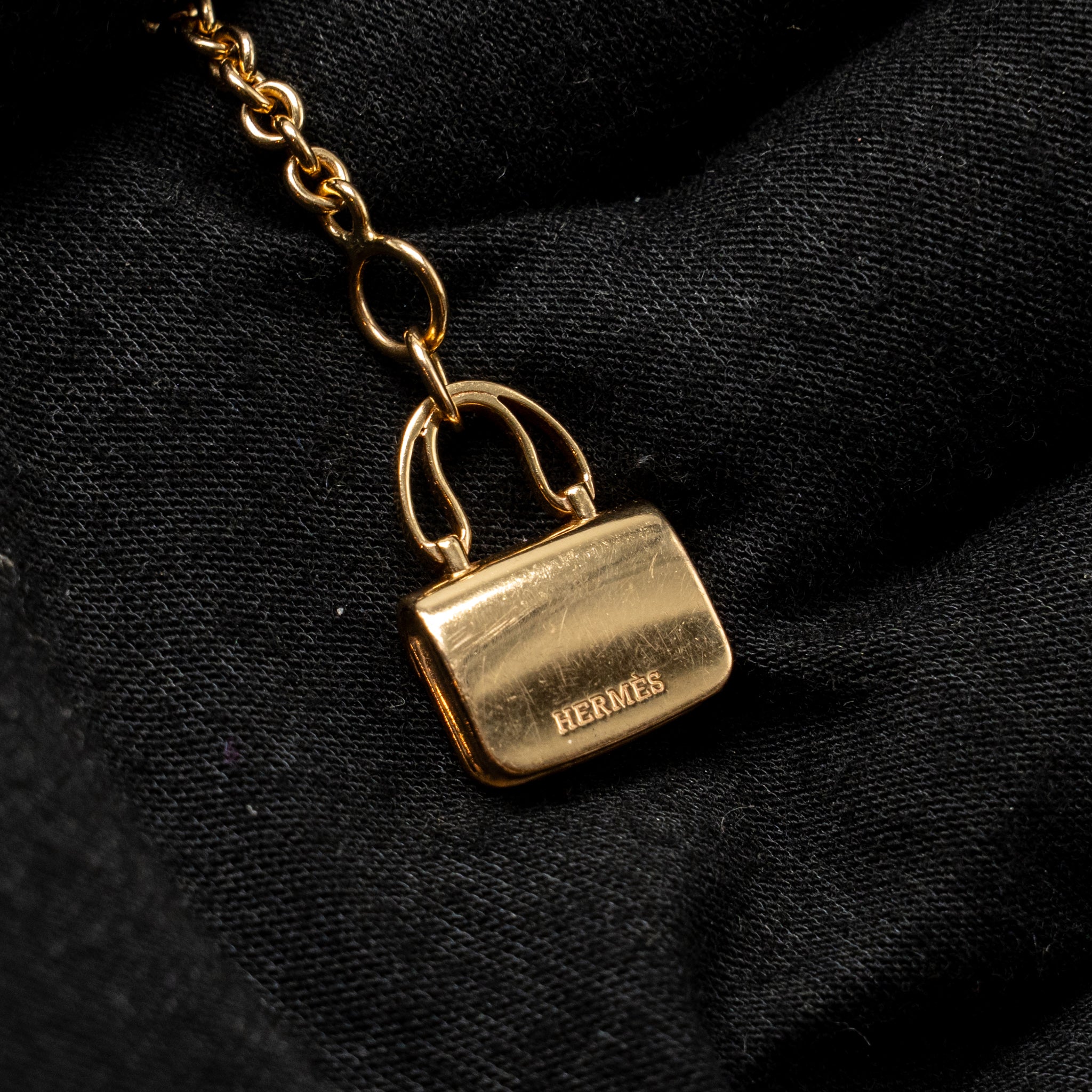 HERMES AMULETTES CONSTANCE BRACELET ROSE GOLD WITH DIAMONDS