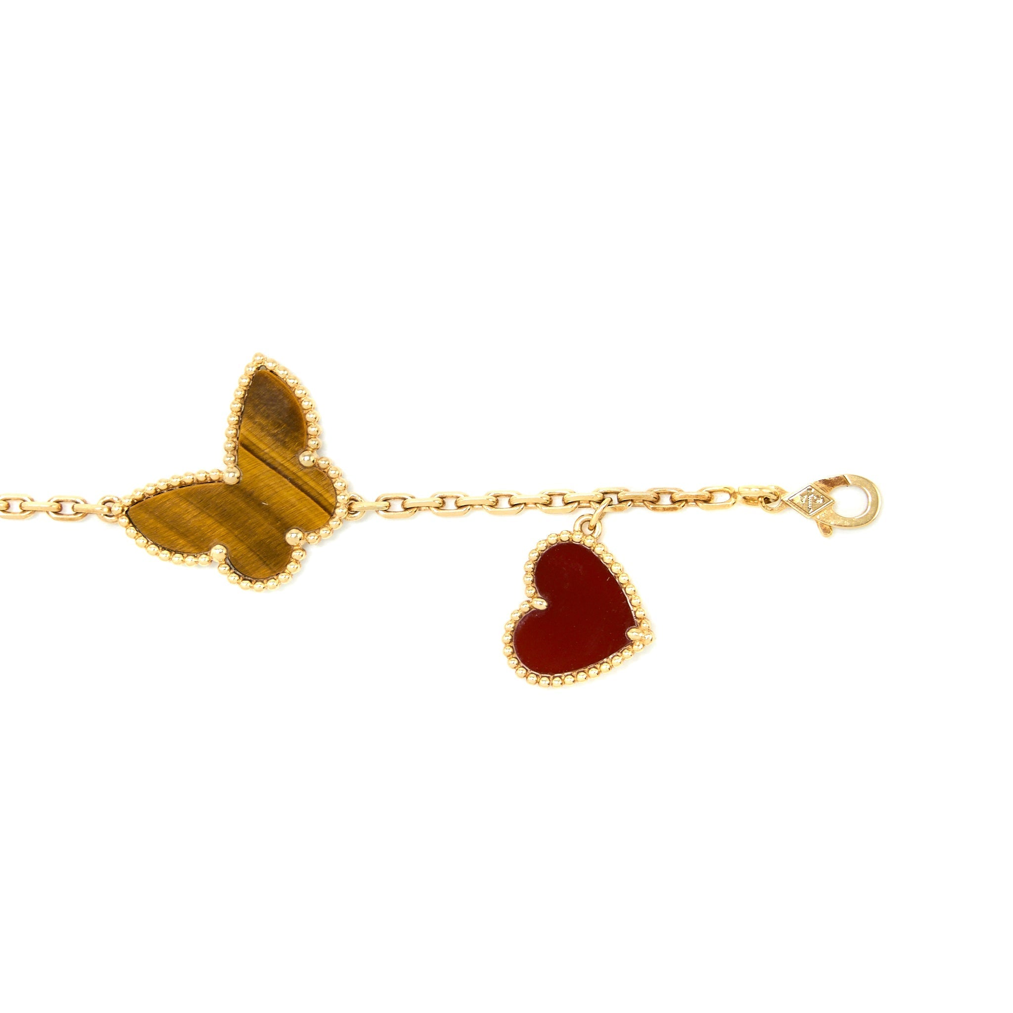 VAN CLEEF & ARPELS LUCKY ALHAMBRA 4-MOTIF BRACELET YELLOW GOLD