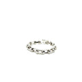 LOUIS VUITTON CHAIN BRACELET ENGRAVED MONOGRAM SILVER TONE