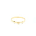 HERMES COLLIER DE CHIEN BRACELET YELLOW GOLD
