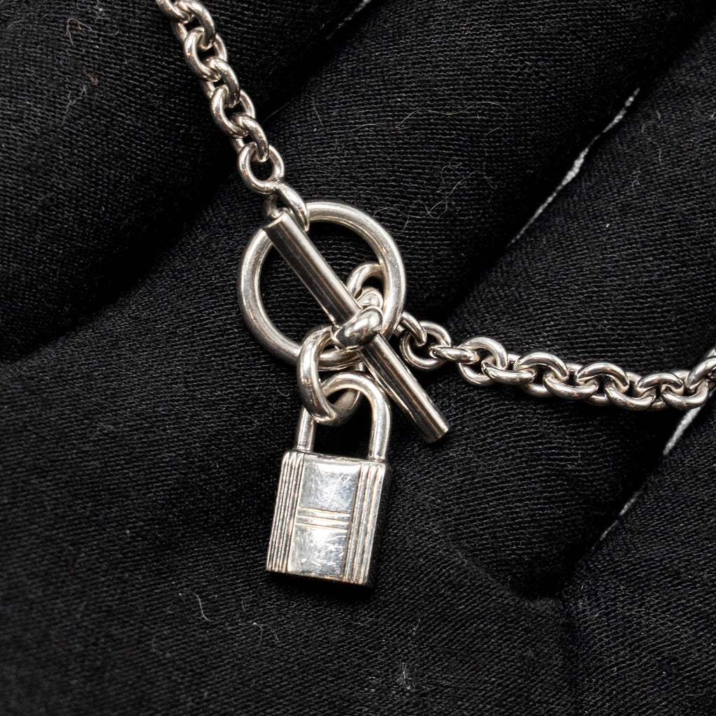 HERMES KELLY CADENAS BRACELET STERLING SILVER