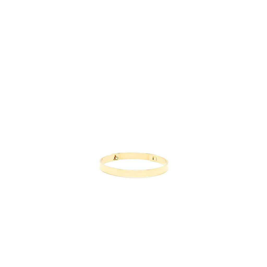 HERMES COLLIER DE CHIEN BRACELET YELLOW GOLD