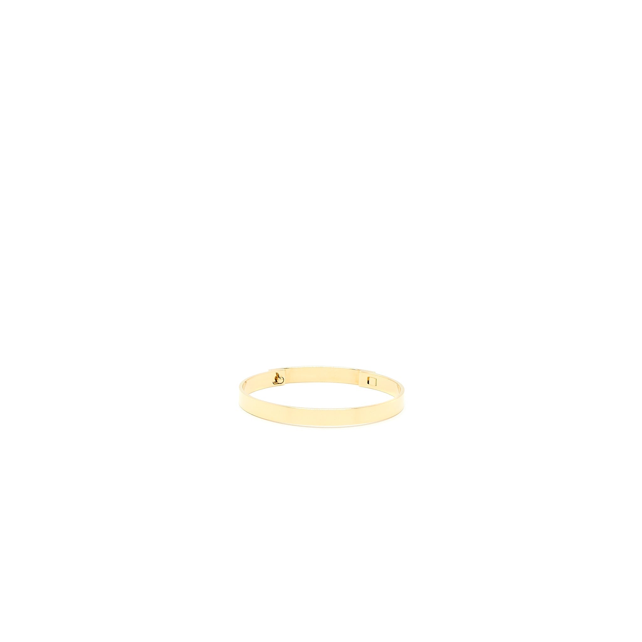 HERMES COLLIER DE CHIEN BRACELET YELLOW GOLD