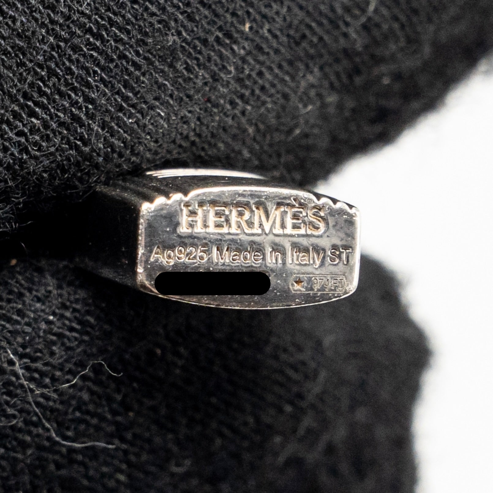 HERMES KELLY CADENAS BRACELET STERLING SILVER