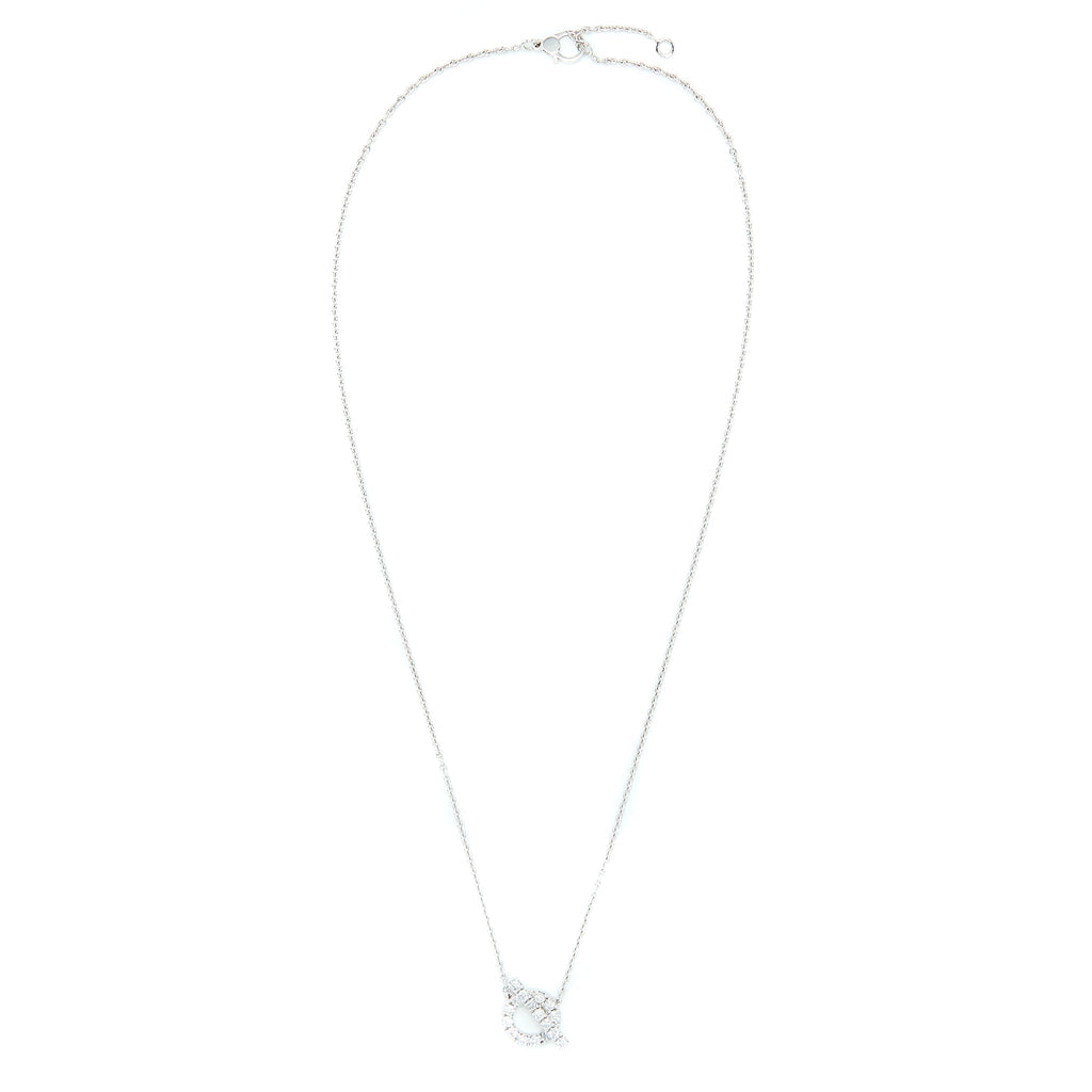 HERMES FINESSE NECKLACE WHITE GOLD WITH DIAMONDS