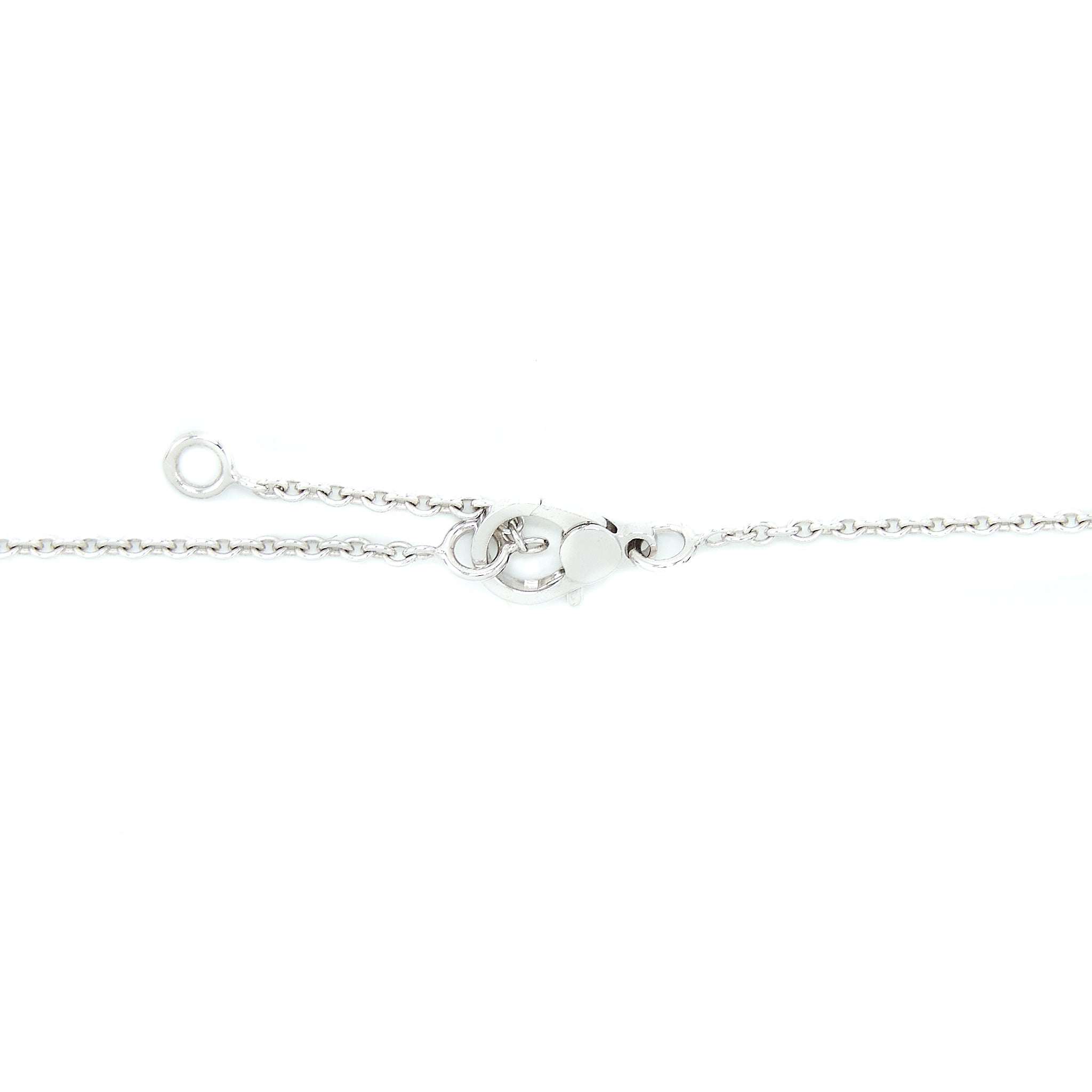 HERMES FINESSE NECKLACE WHITE GOLD WITH DIAMONDS