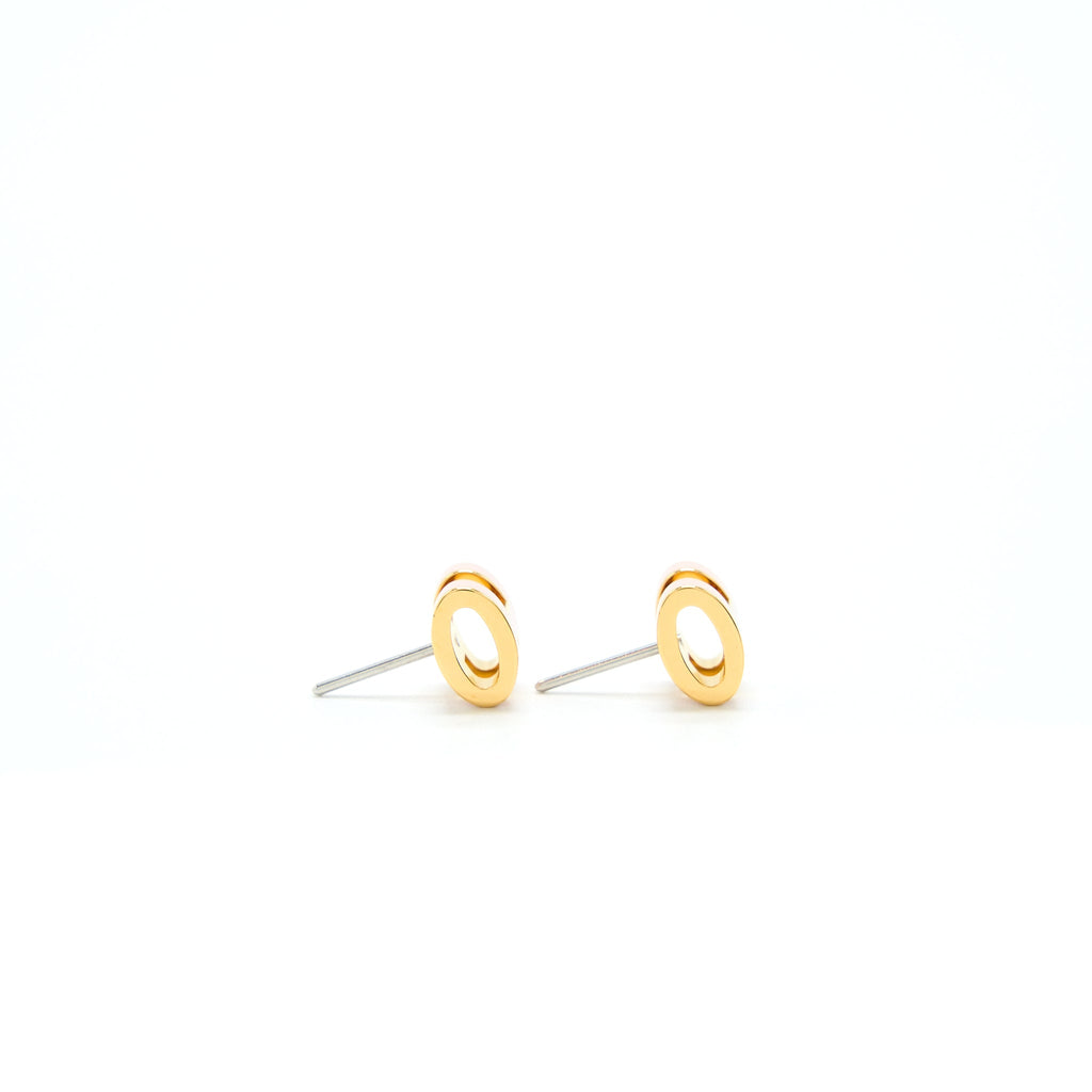 HERMES MINI POP H EARRING ROSE DRAGEE GHW