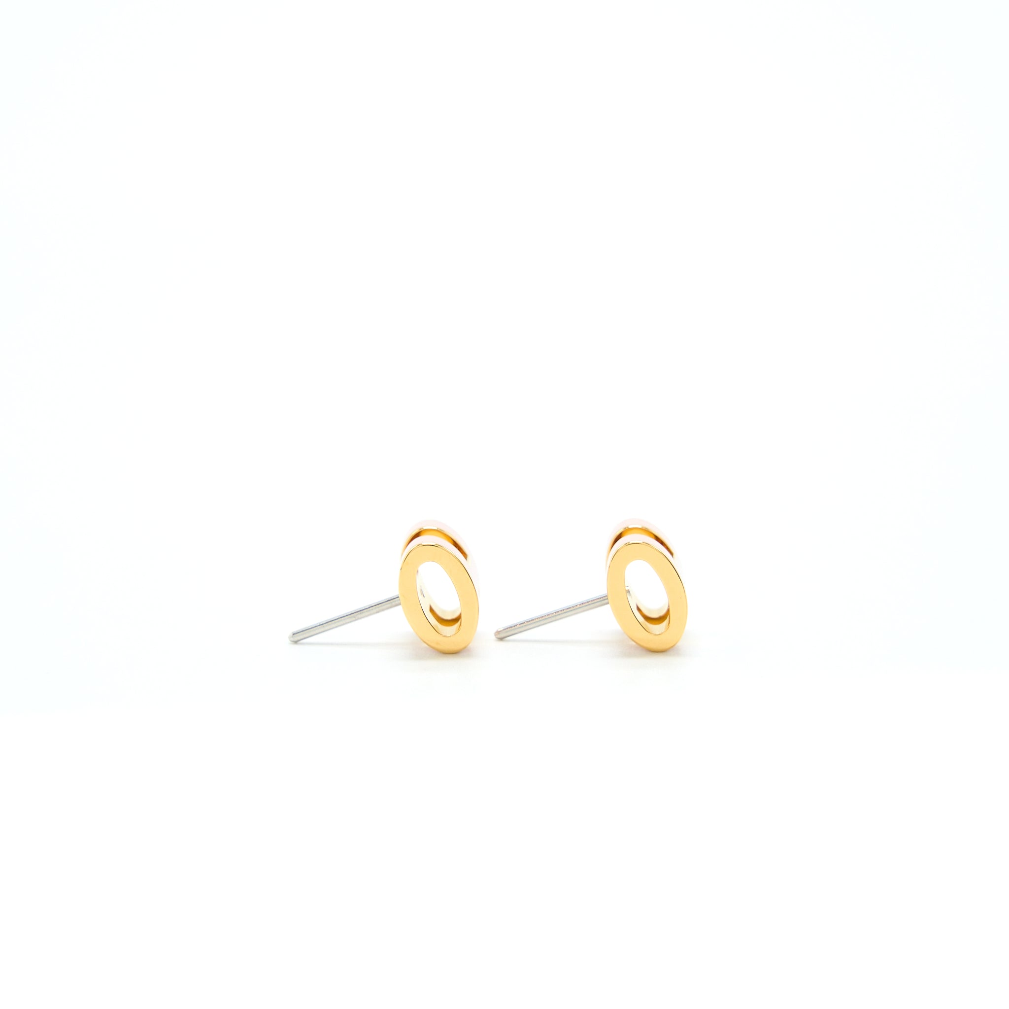 HERMES MINI POP H EARRING ROSE DRAGEE GHW