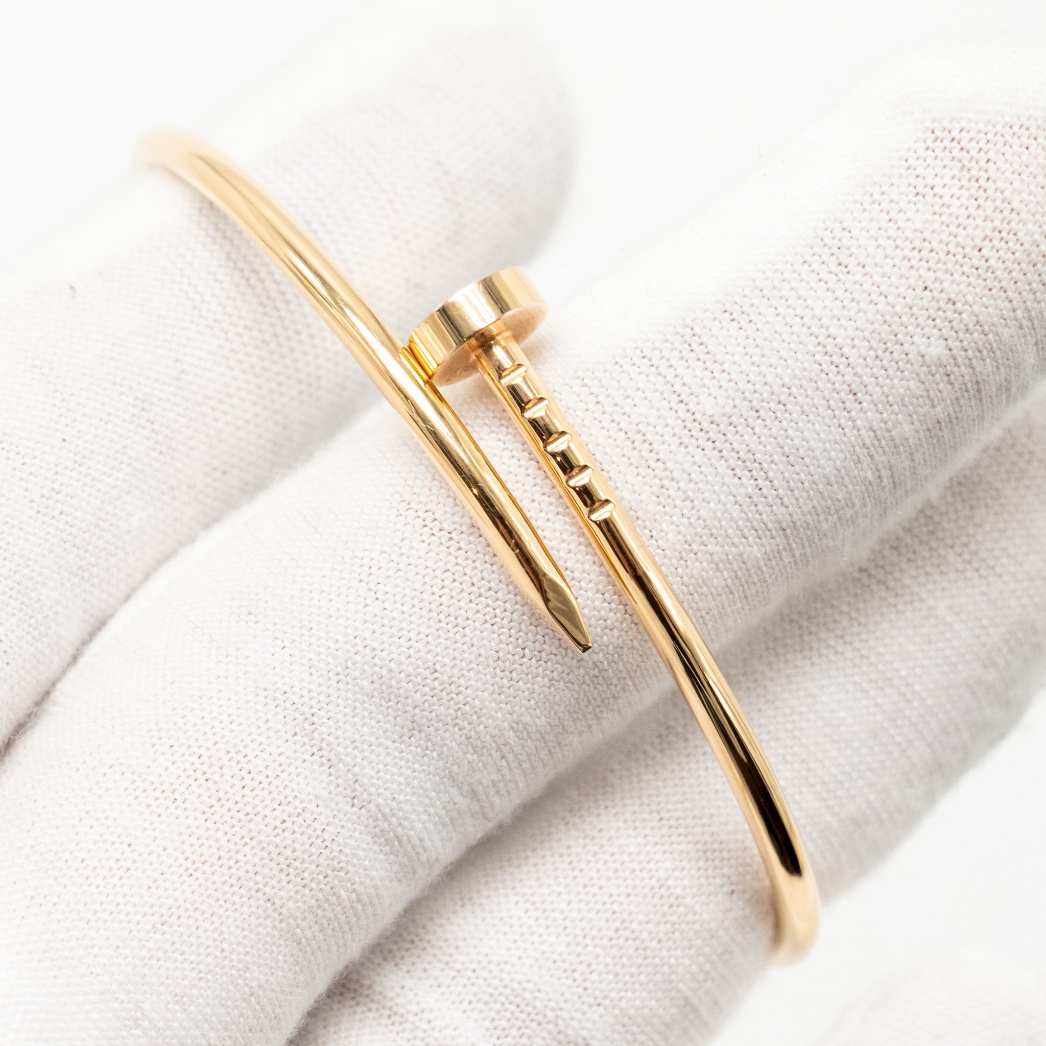 CARTIER JUSTE UN CLOU BRACELET ROSE GOLD