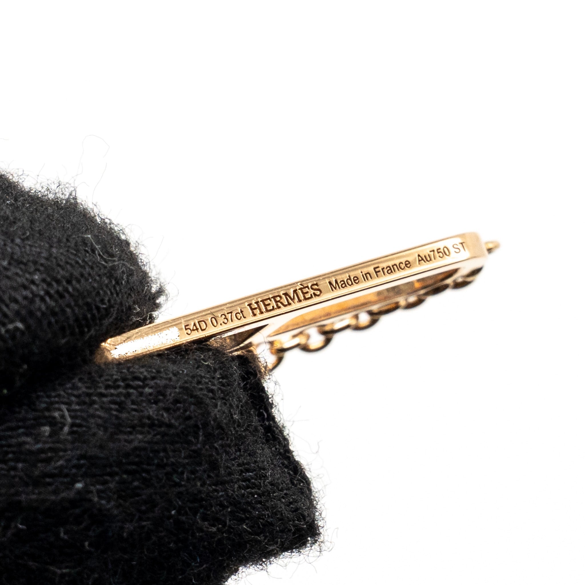 HERMES EVER CHAINE D ANDRE BRACELET ROSE GOLD DIAMONDS