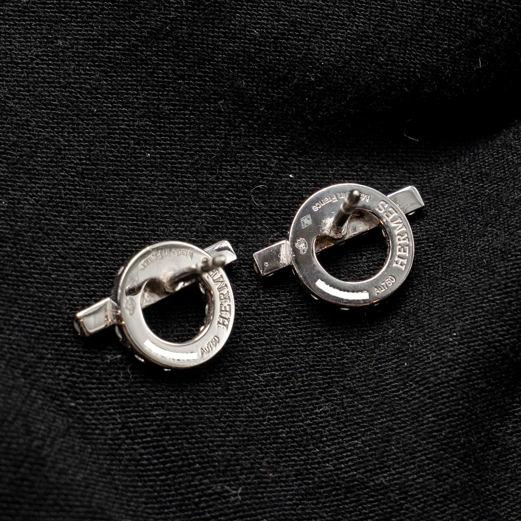 HERMES FINESSE EARRINGS WHITE GOLD / DIAMONDS