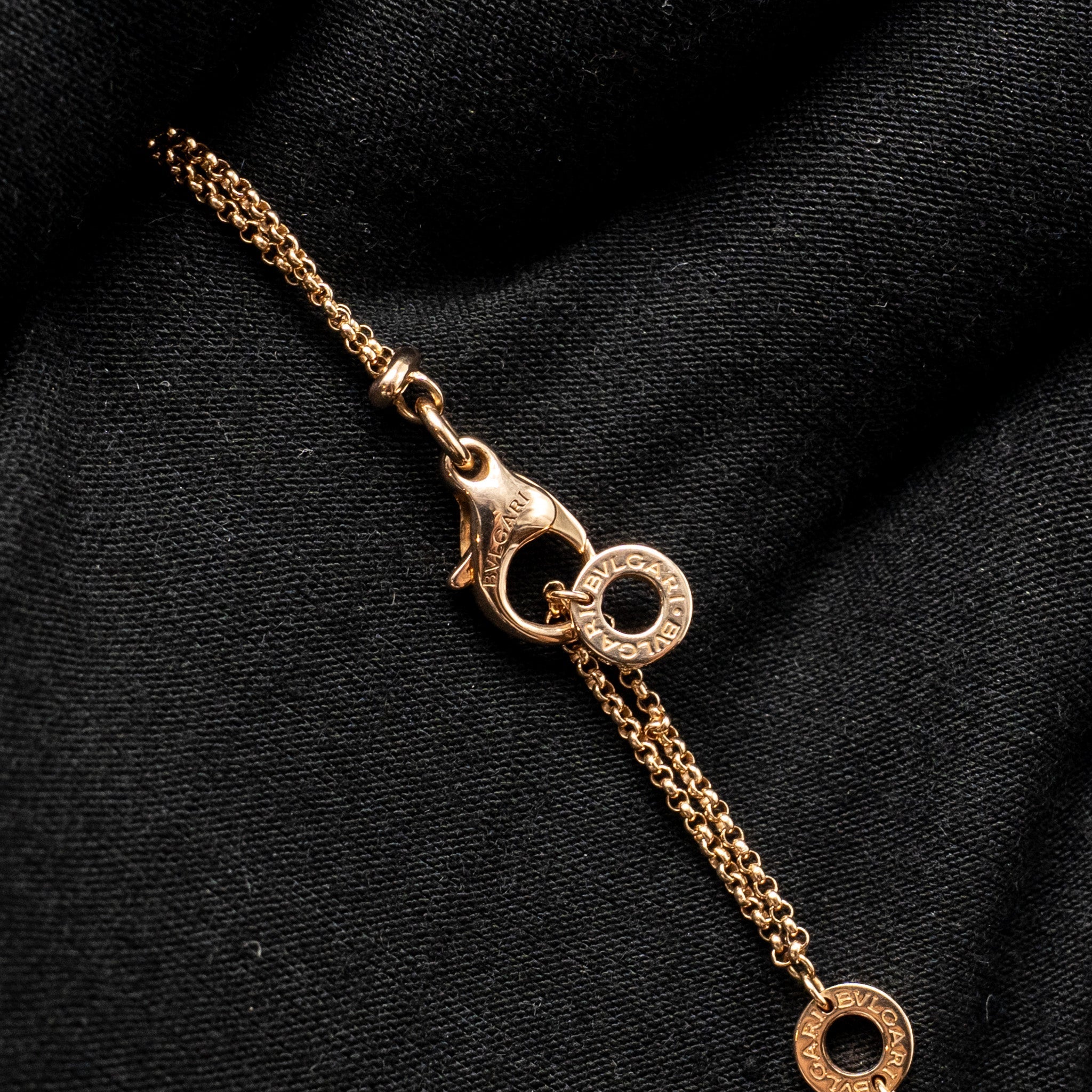 BVLGARI GELATI NECKLACE MOTHER OF PEARL / DIAMONDS / ROSE GOLD