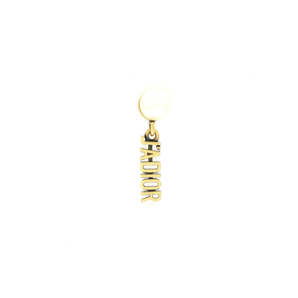 DIOR DRAGONFLY/ BUTTERFLY PEARL EARRINGS