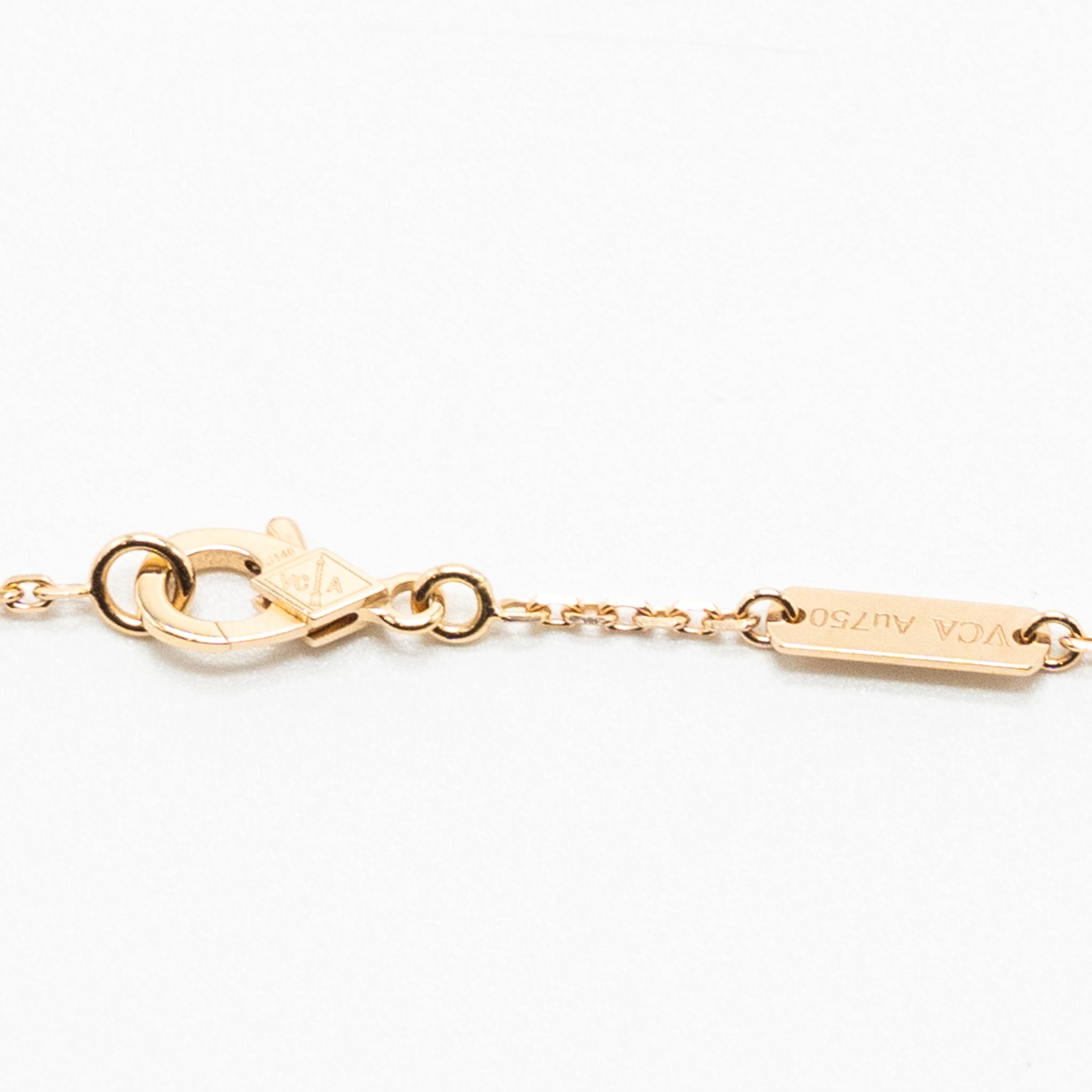 VAN CLEEF & ARPELS VINTAGE ALHAMBRA PENDANT ROSE GOLD