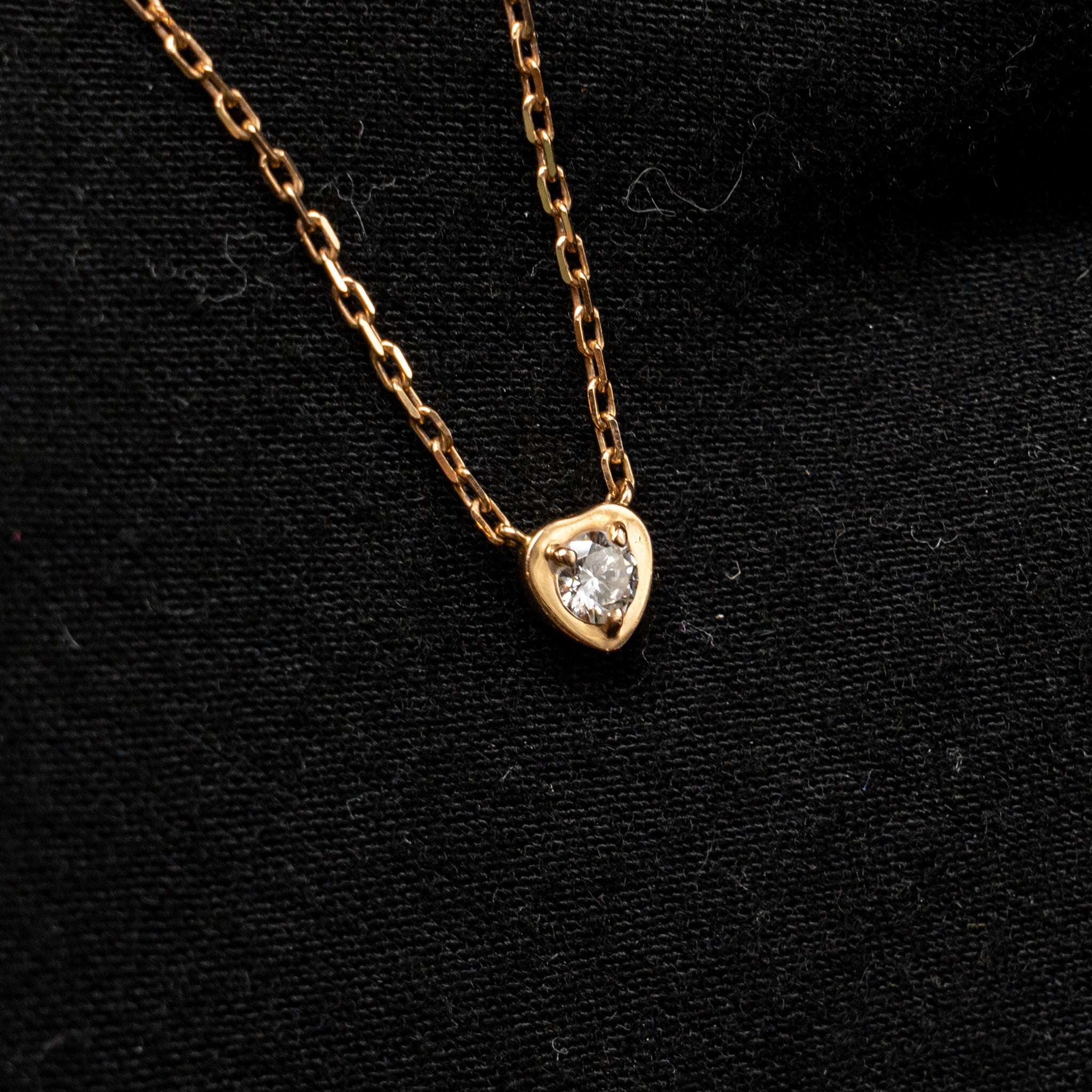 CARTIER DIAMANTS LEGERS NECKLACE ROSE GOLD, DIAMOND