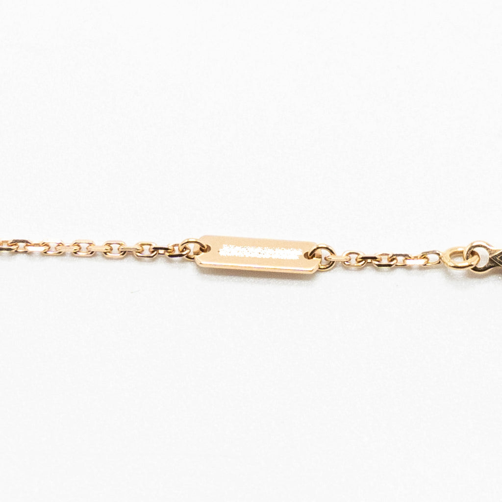 VAN CLEEF & ARPELS VINTAGE ALHAMBRA PENDANT ROSE GOLD