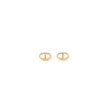 HERMES CHAINE D'ANCRE EARRINGS ROSE GOLD