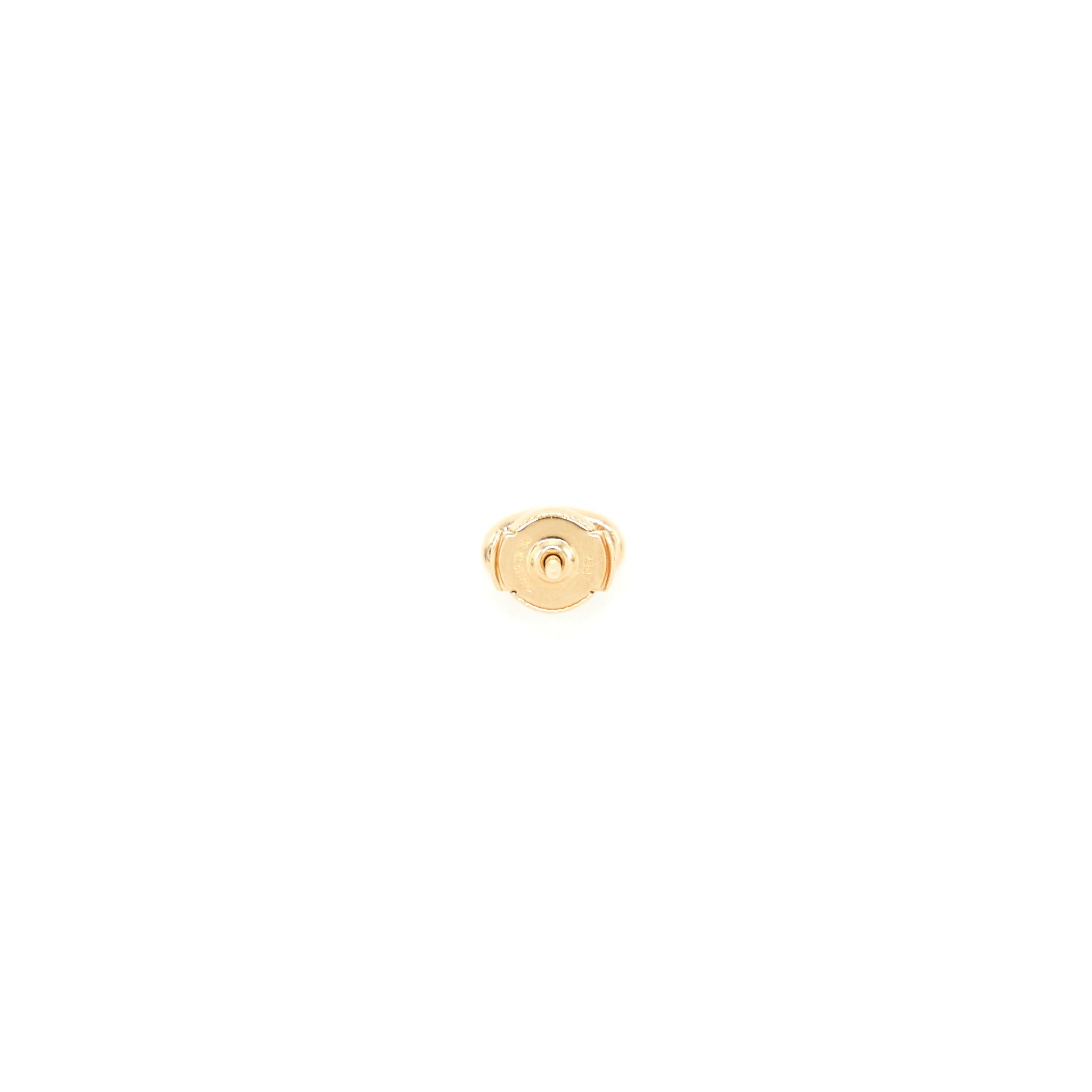 HERMES CHAINE D'ANCRE EARRINGS ROSE GOLD