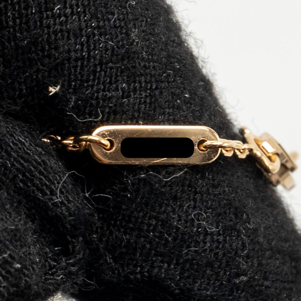 VAN CLEEF & ARPELS FRIVOLE BRACELET ROSE GOLD WITH RUBY STONE
