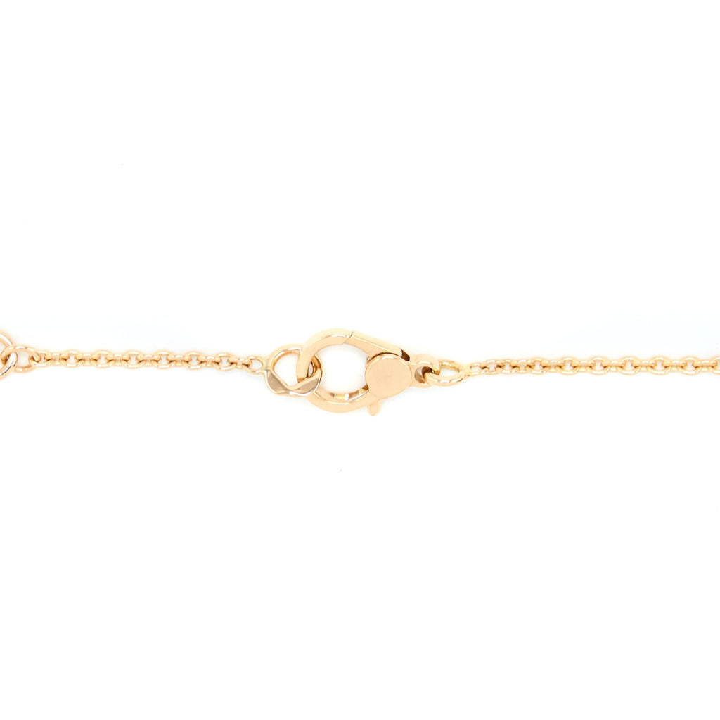 HERMES FINESSE NECKLACE ROSE GOLD WITH DIAMONDS