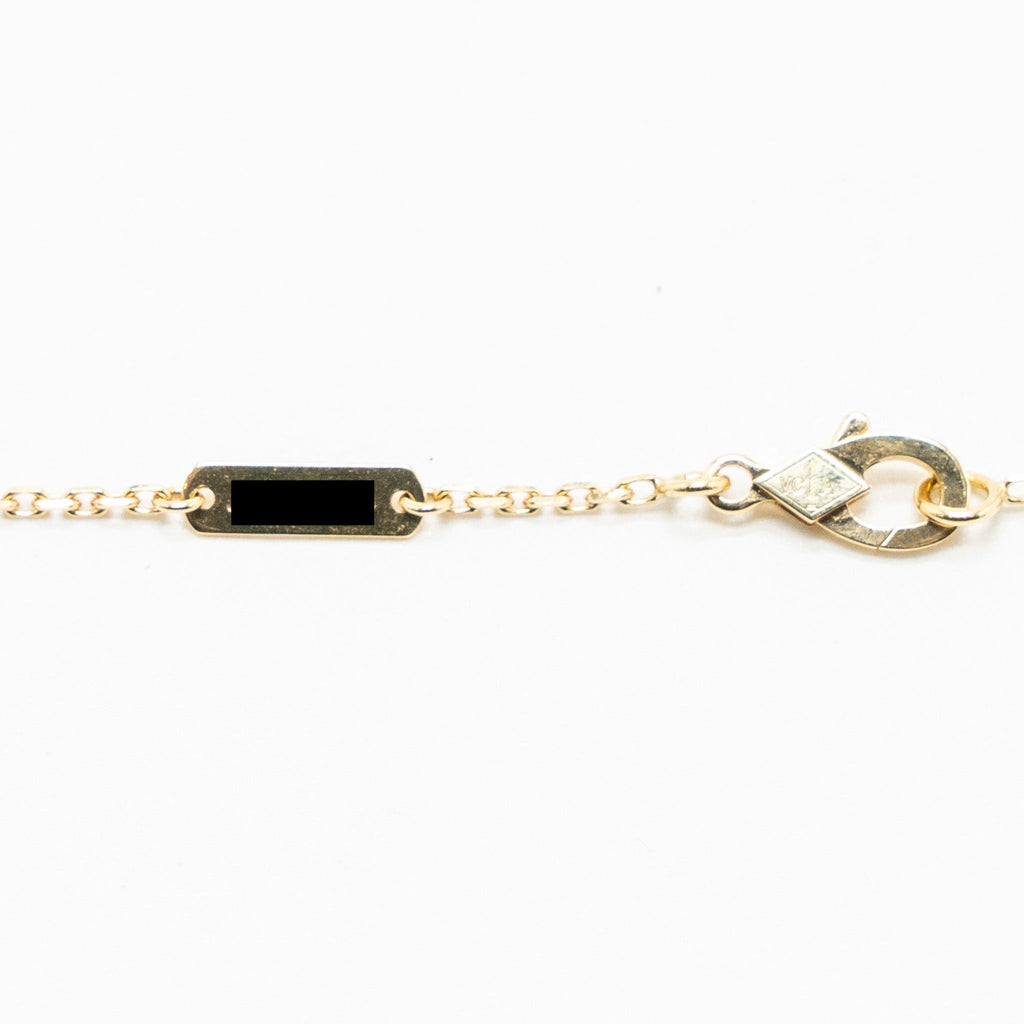 VAN CLEEF & ARPELS VINTAGE ALHAMBRA PENDANT MALACHITE YELLOW GOLD