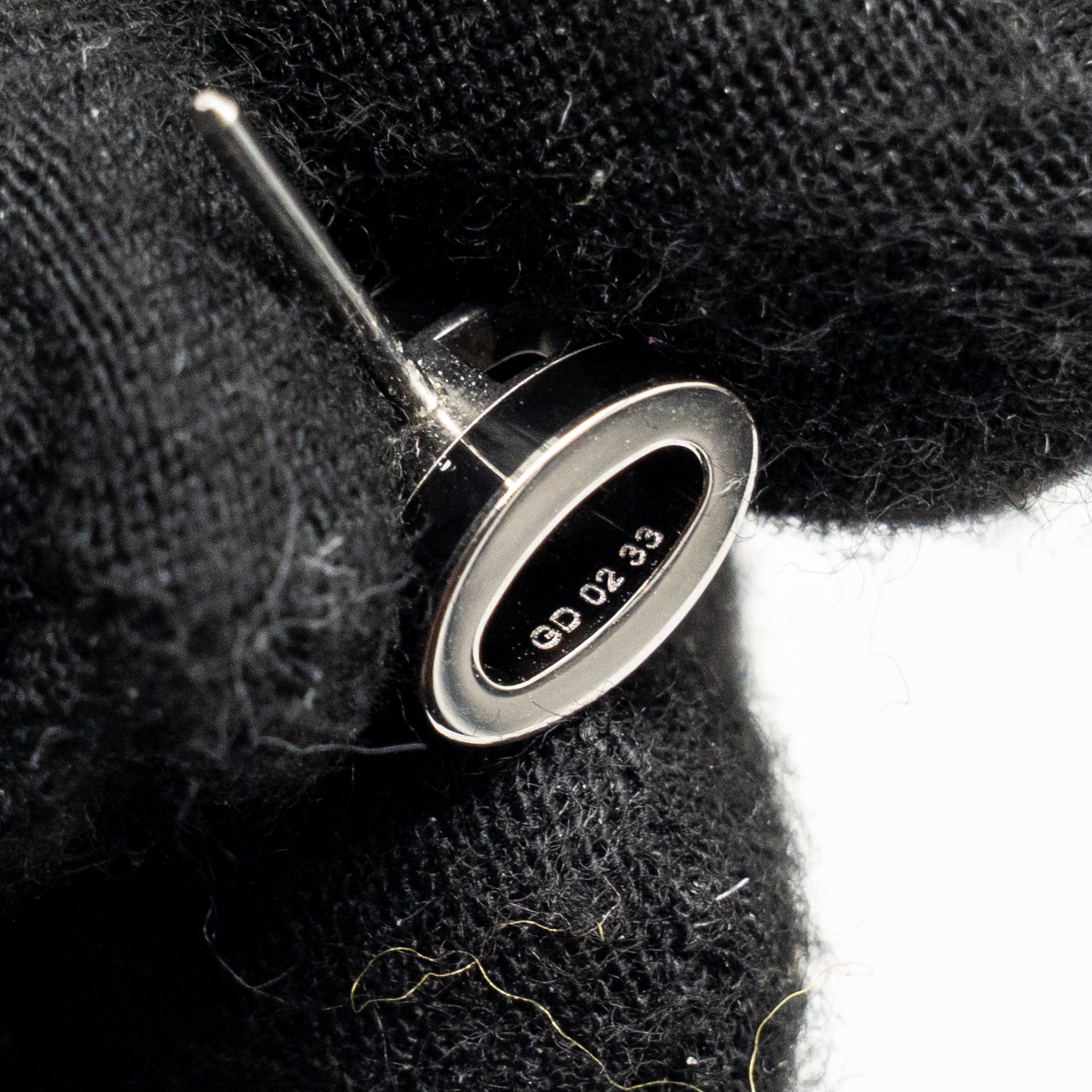 HERMES MINI POP H EARRINGS BLACK SHW