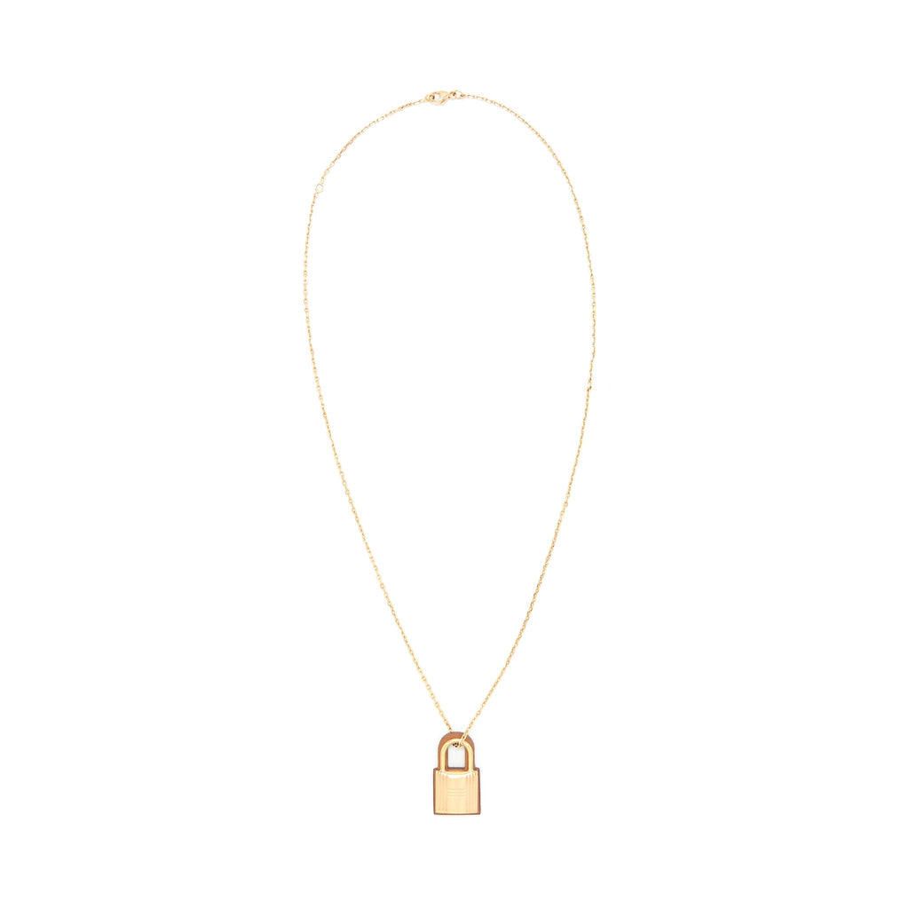 HERMES O'KELLY PENDANT GOLD WITH RGHW