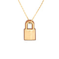 HERMES O'KELLY PENDANT GOLD WITH RGHW