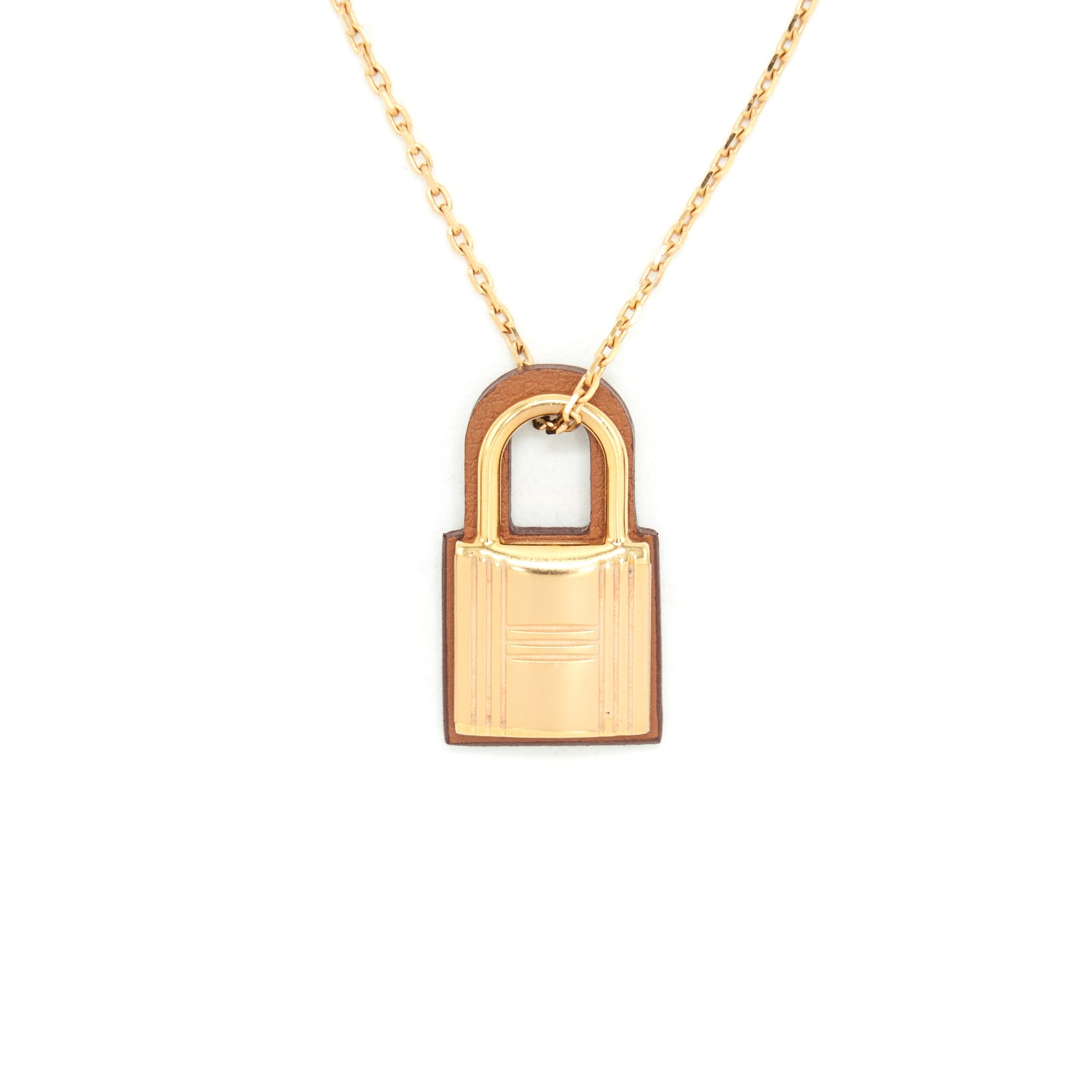 HERMES O'KELLY PENDANT GOLD WITH RGHW
