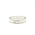 HERMES CLIC CADENAS BRACELET BLANC SHW