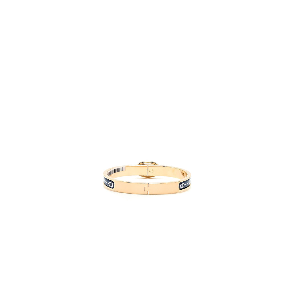 HERMES MINI CLIC CHAINE D’ANCRE FARANDOLE BRACELET MULTICOLOR ROSE GOLD TONE