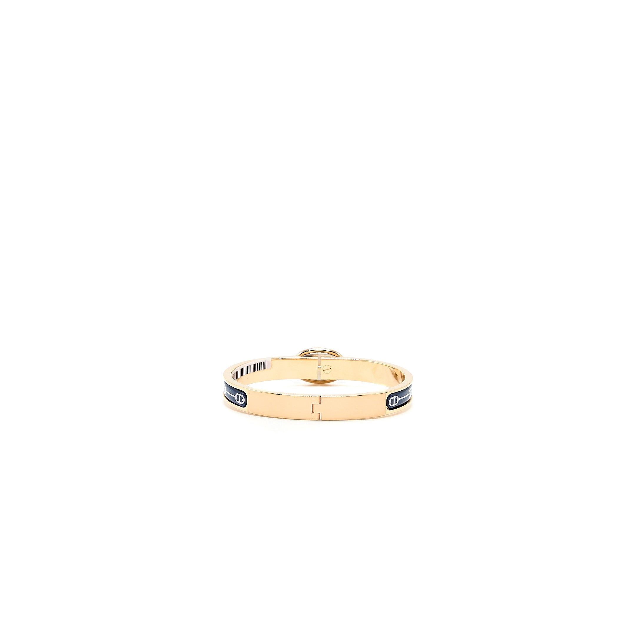 HERMES MINI CLIC CHAINE D’ANCRE FARANDOLE BRACELET MULTICOLOR ROSE GOLD TONE
