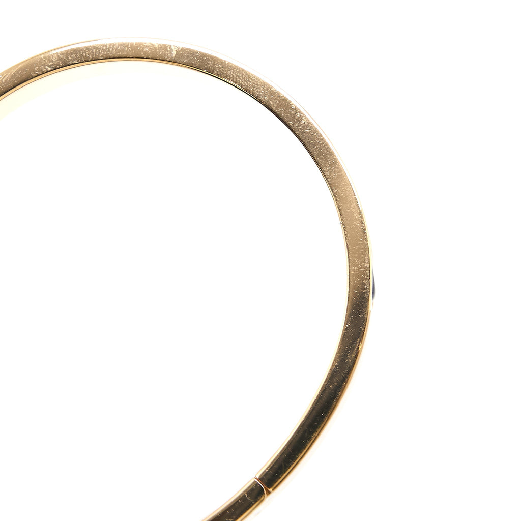 HERMES MINI CLIC CHAINE D’ANCRE FARANDOLE BRACELET MULTICOLOR ROSE GOLD TONE