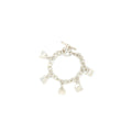 HERMES 5 BAGS AMULETTE BRACELET IN STERLING SILVER