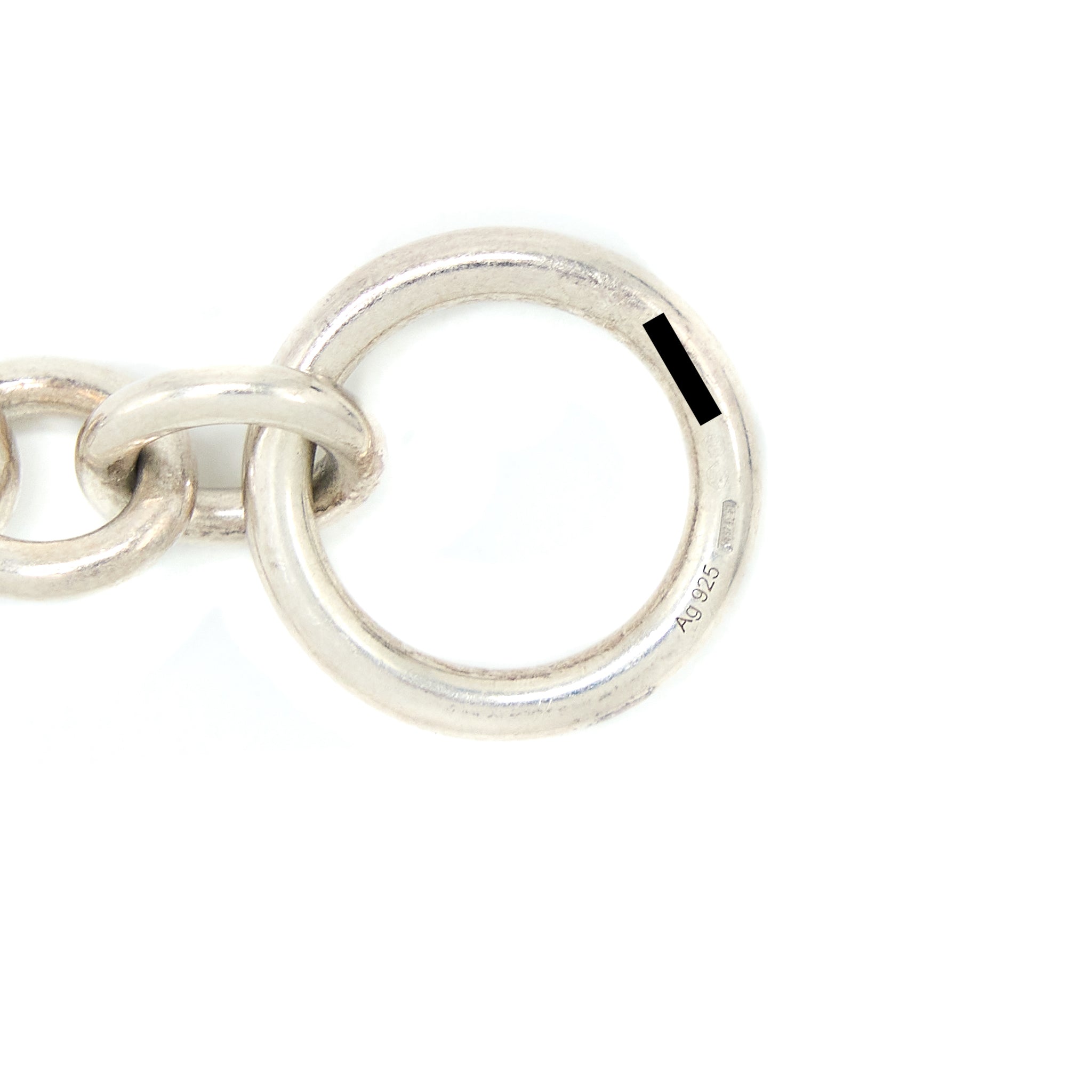 HERMES 5 BAGS AMULETTE BRACELET IN STERLING SILVER