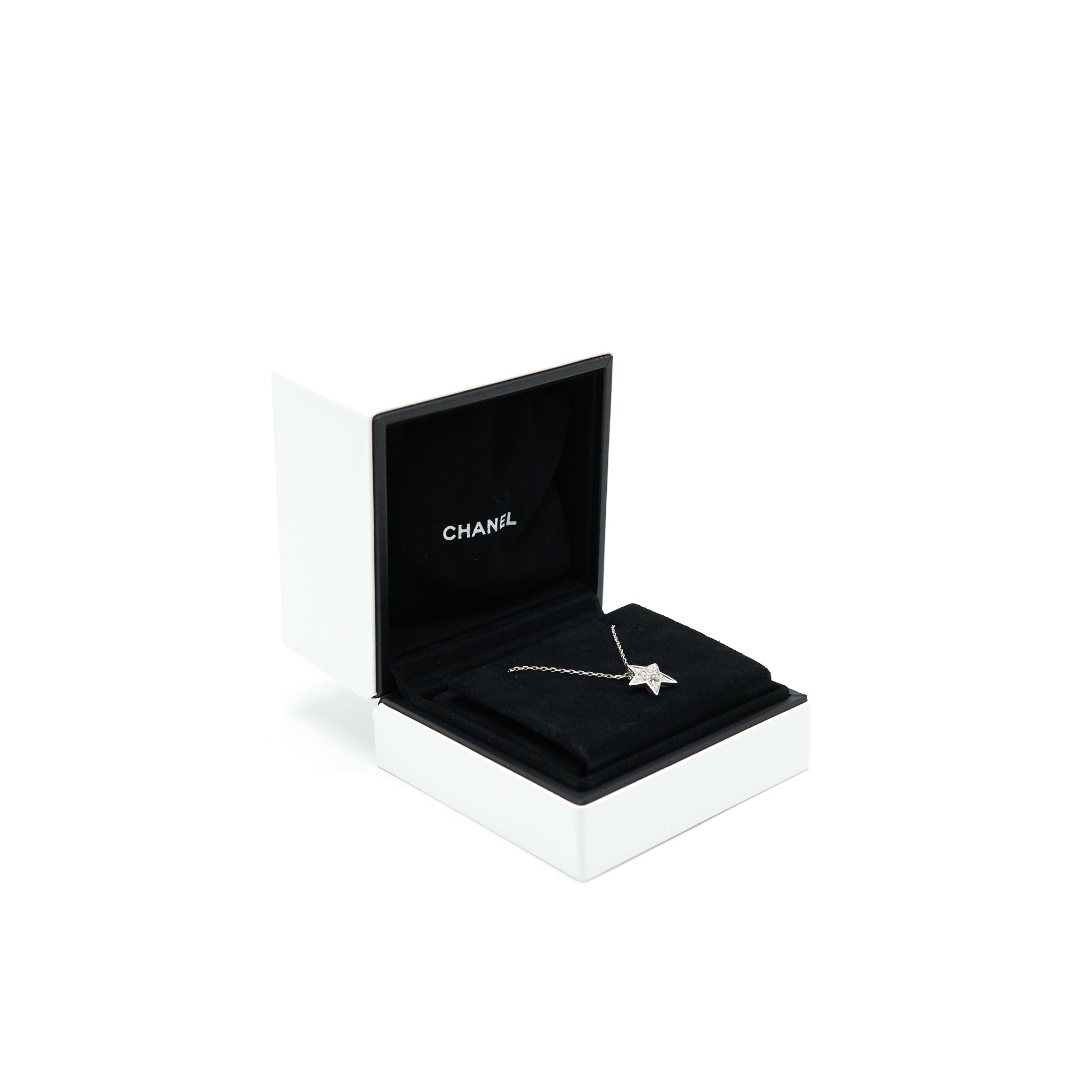 CHANEL COMETE GEODE NECKLACE SMALL VERSION 18K WHITE GOLD WITH DIAMONDS