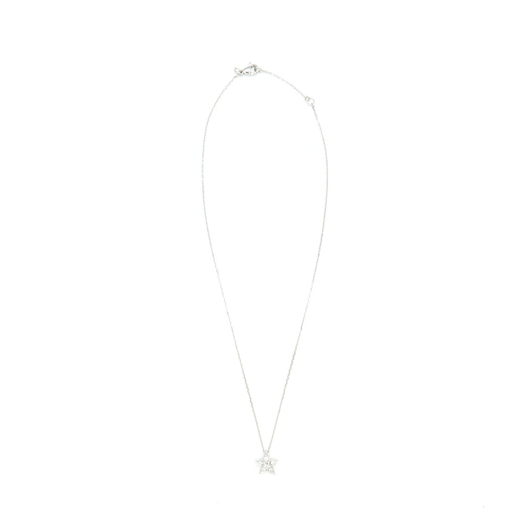 CHANEL COMETE GEODE NECKLACE SMALL VERSION 18K WHITE GOLD WITH DIAMONDS