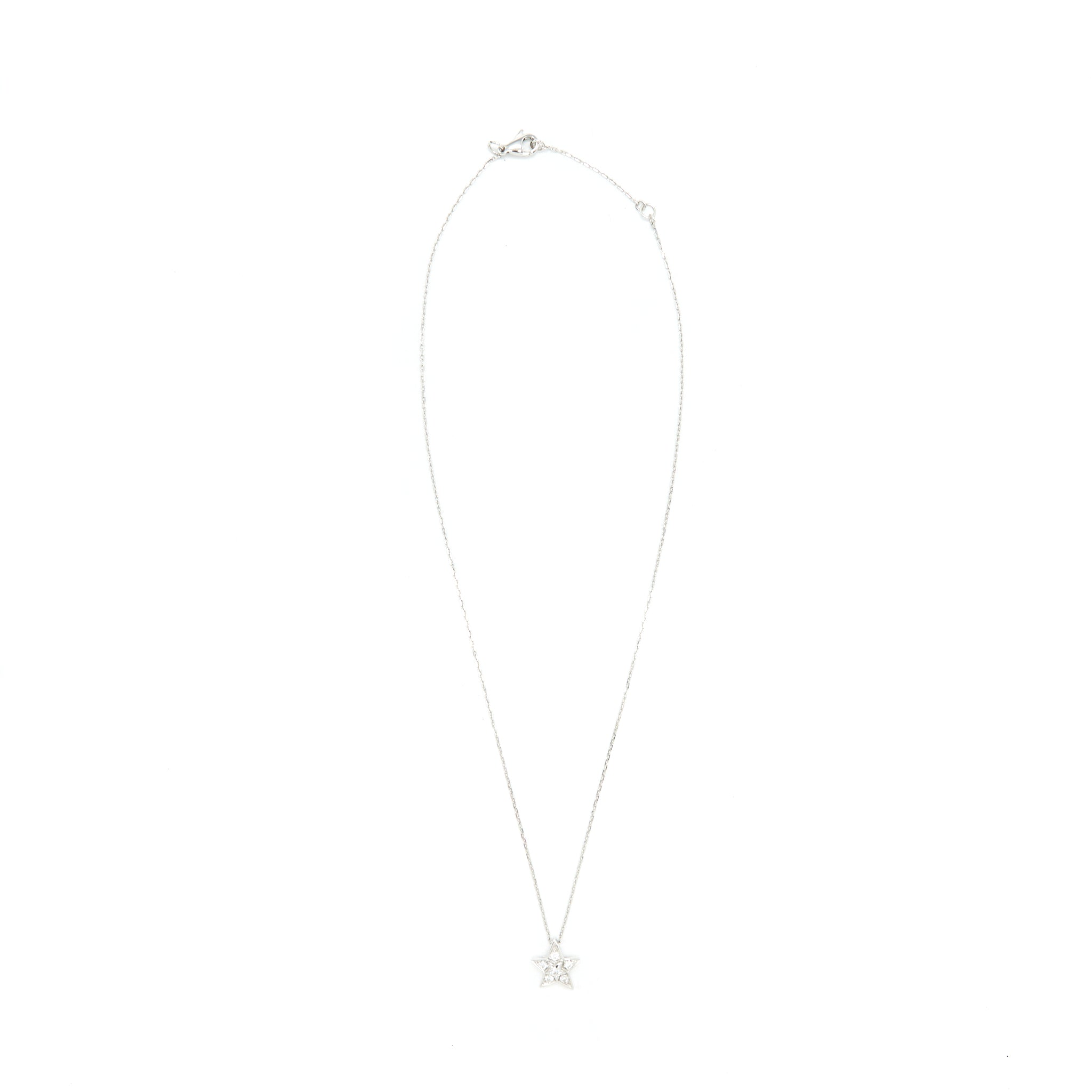 CHANEL COMETE GEODE NECKLACE SMALL VERSION 18K WHITE GOLD WITH DIAMONDS