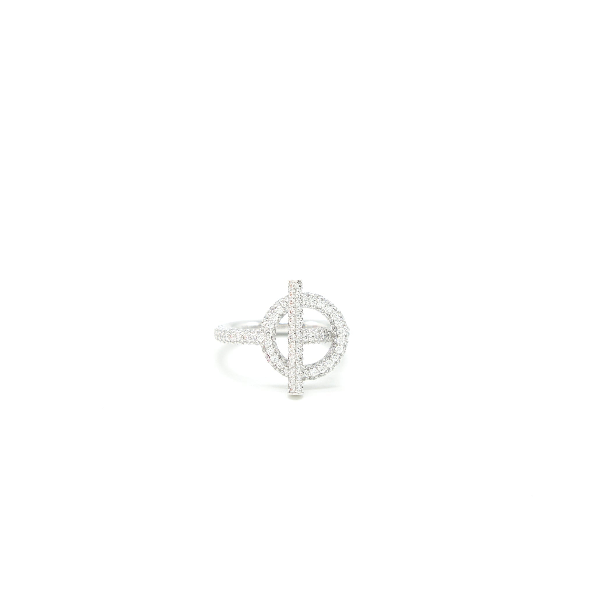 HERMES ECHAPPE HERMES RING WHITE GOLD WITH DIAMONDS
