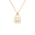 HERMES NEW VERSION AMULETTES CONSTANCE PENDENT ROSE GOLD WITH DIAMOND