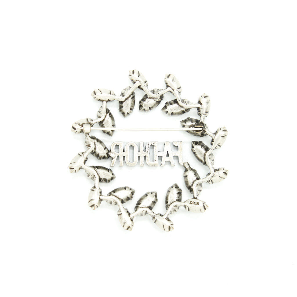 DIOR CRYSTAL ROUND J'ADIOR BROOCH