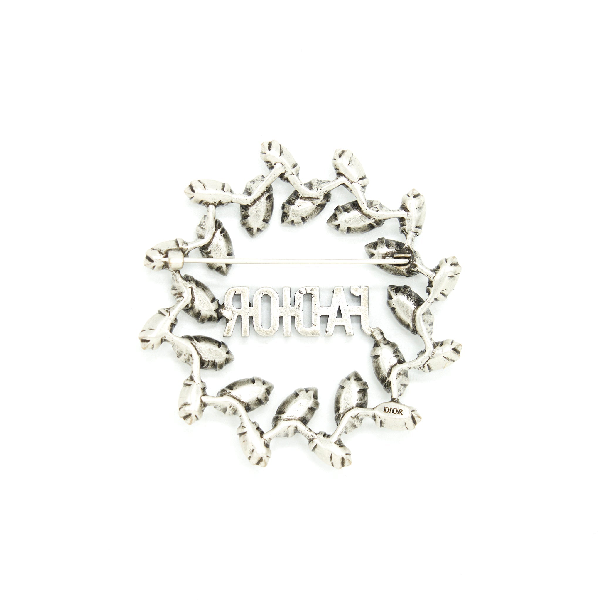 DIOR CRYSTAL ROUND J'ADIOR BROOCH